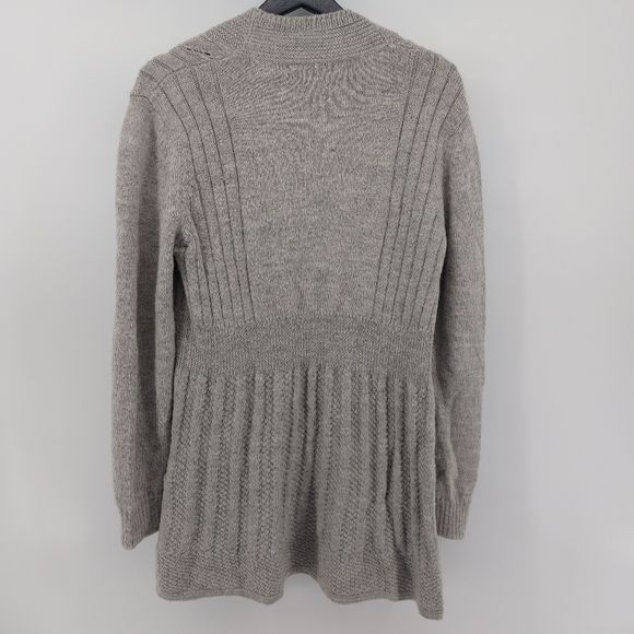 Peruvian Link Alpaca Collection Gray Cardigan Size Medium - Picture 5 of 5